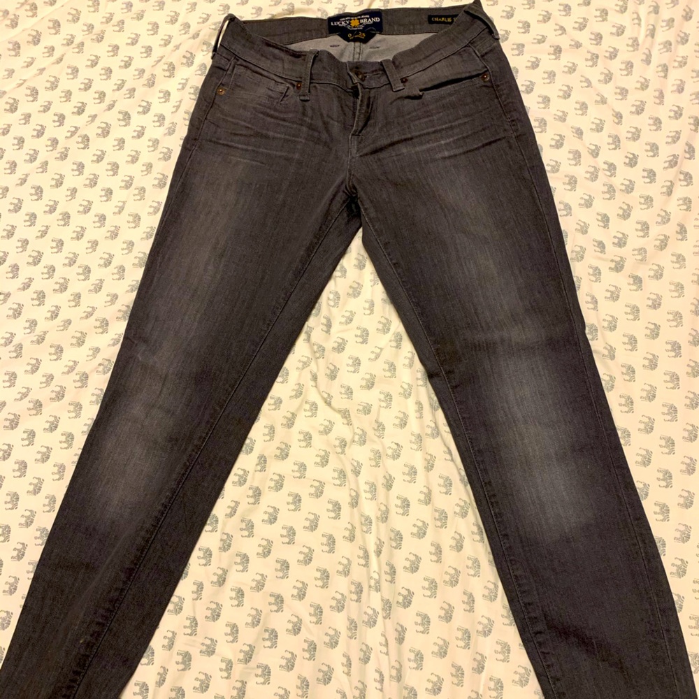 Lucky brand Charlie skinny jeans size 25 29 inseam